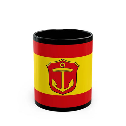 Flag of Ludwigshafen am Rhein Germany - Black Coffee Mug-11oz-Go Mug Yourself