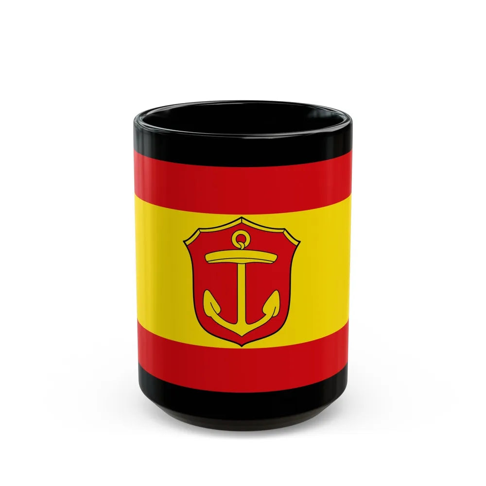 Flag of Ludwigshafen am Rhein Germany - Black Coffee Mug-15oz-Go Mug Yourself