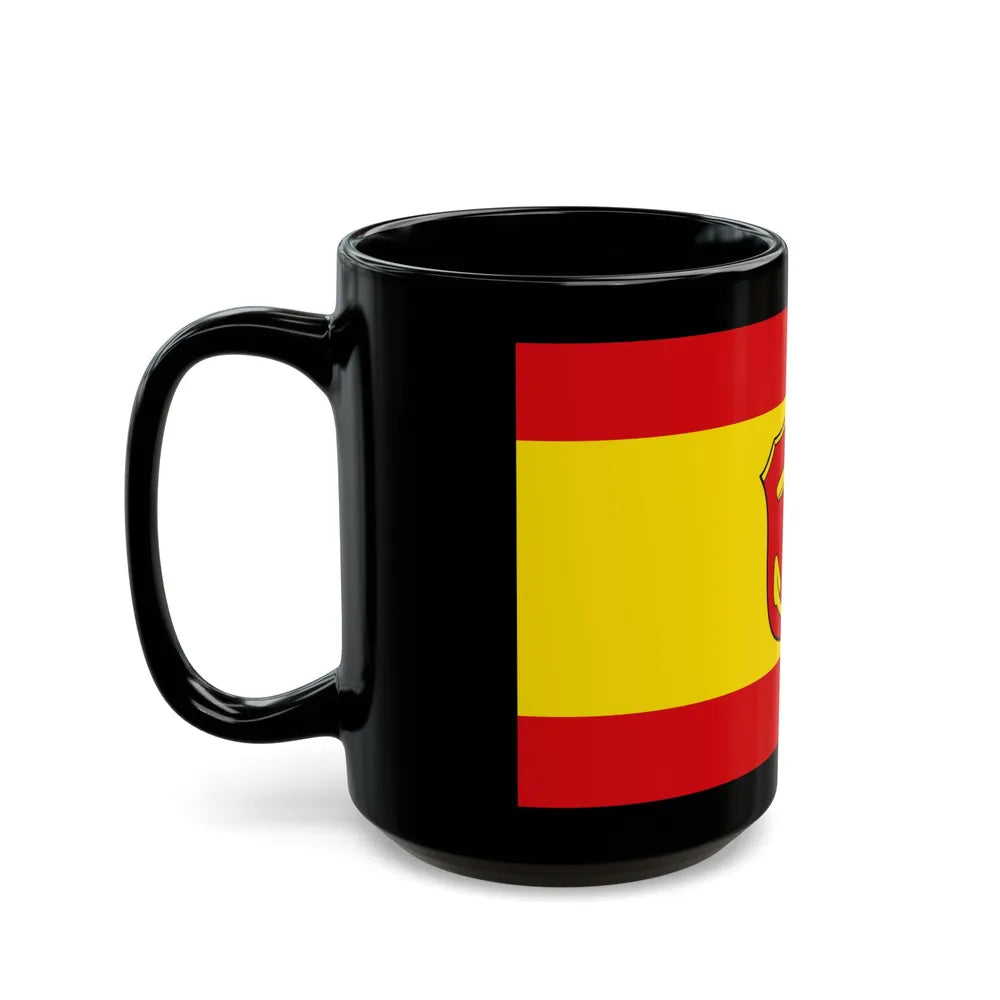 Flag of Ludwigshafen am Rhein Germany - Black Coffee Mug-Go Mug Yourself