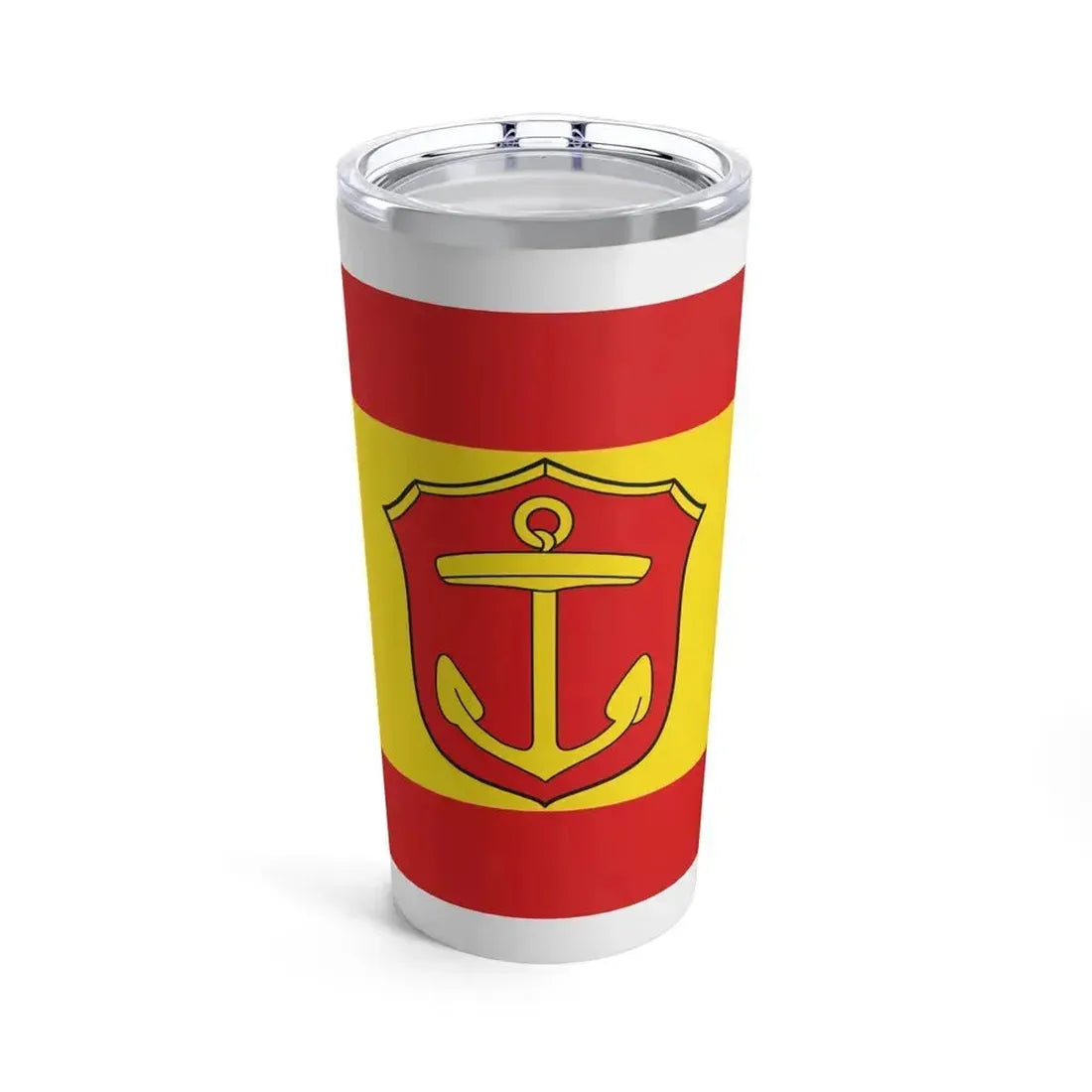 Flag of Ludwigshafen am Rhein Germany - Tumbler 20oz 20oz - Go Mug Yourself