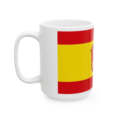 Flag of Ludwigshafen am Rhein Germany - White Coffee Mug-Go Mug Yourself