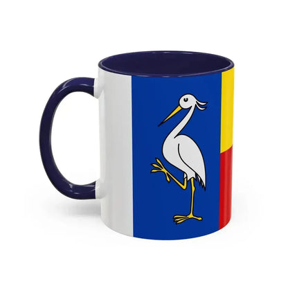 Flag of Ludwigslust Parchim Germany - Accent Coffee Mug - Go Mug Yourself