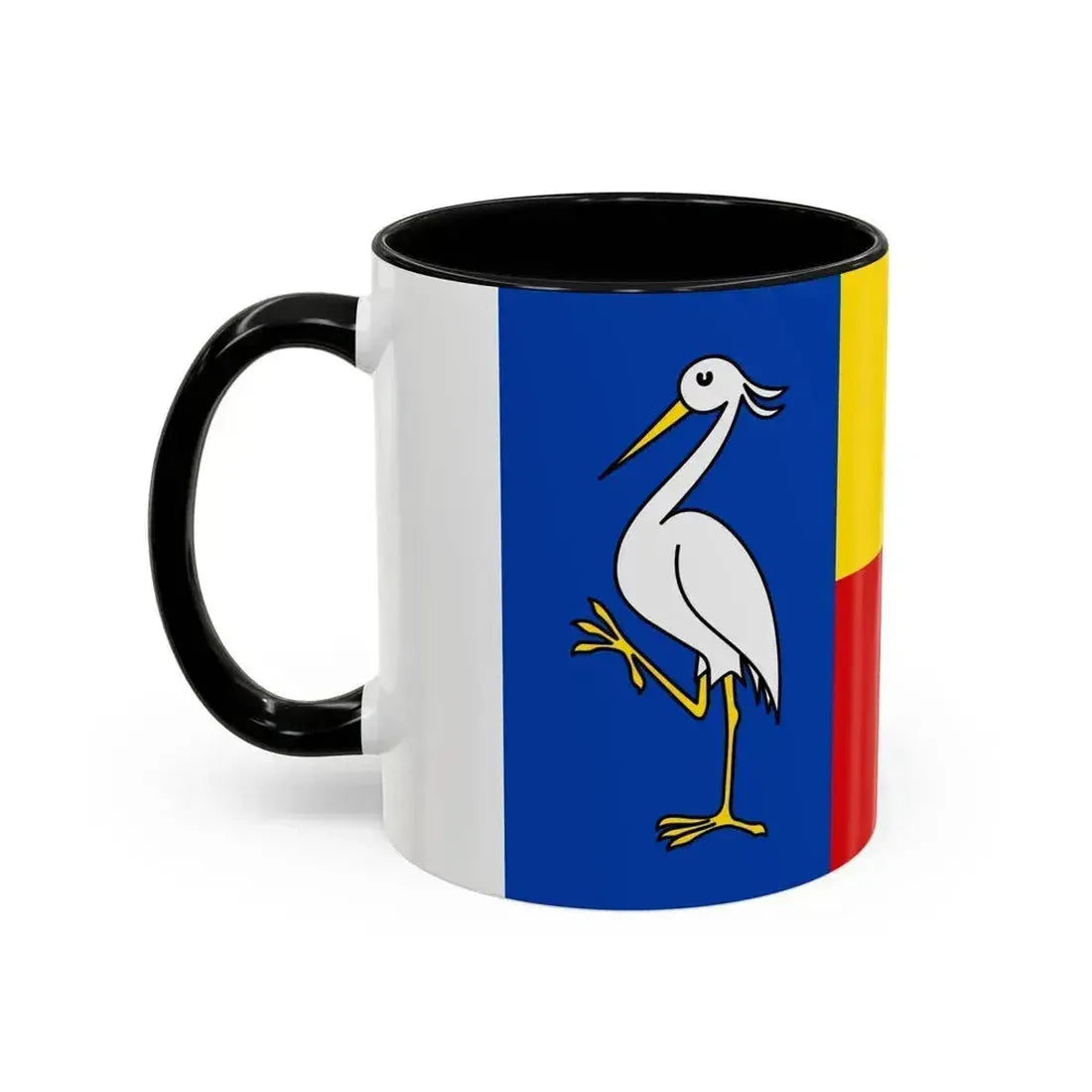 Flag of Ludwigslust Parchim Germany - Accent Coffee Mug - Go Mug Yourself