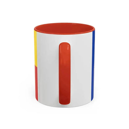 Flag of Ludwigslust Parchim Germany - Accent Coffee Mug - Go Mug Yourself