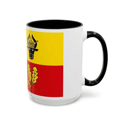 Flag of Ludwigslust Parchim Germany - Accent Coffee Mug - Go Mug Yourself