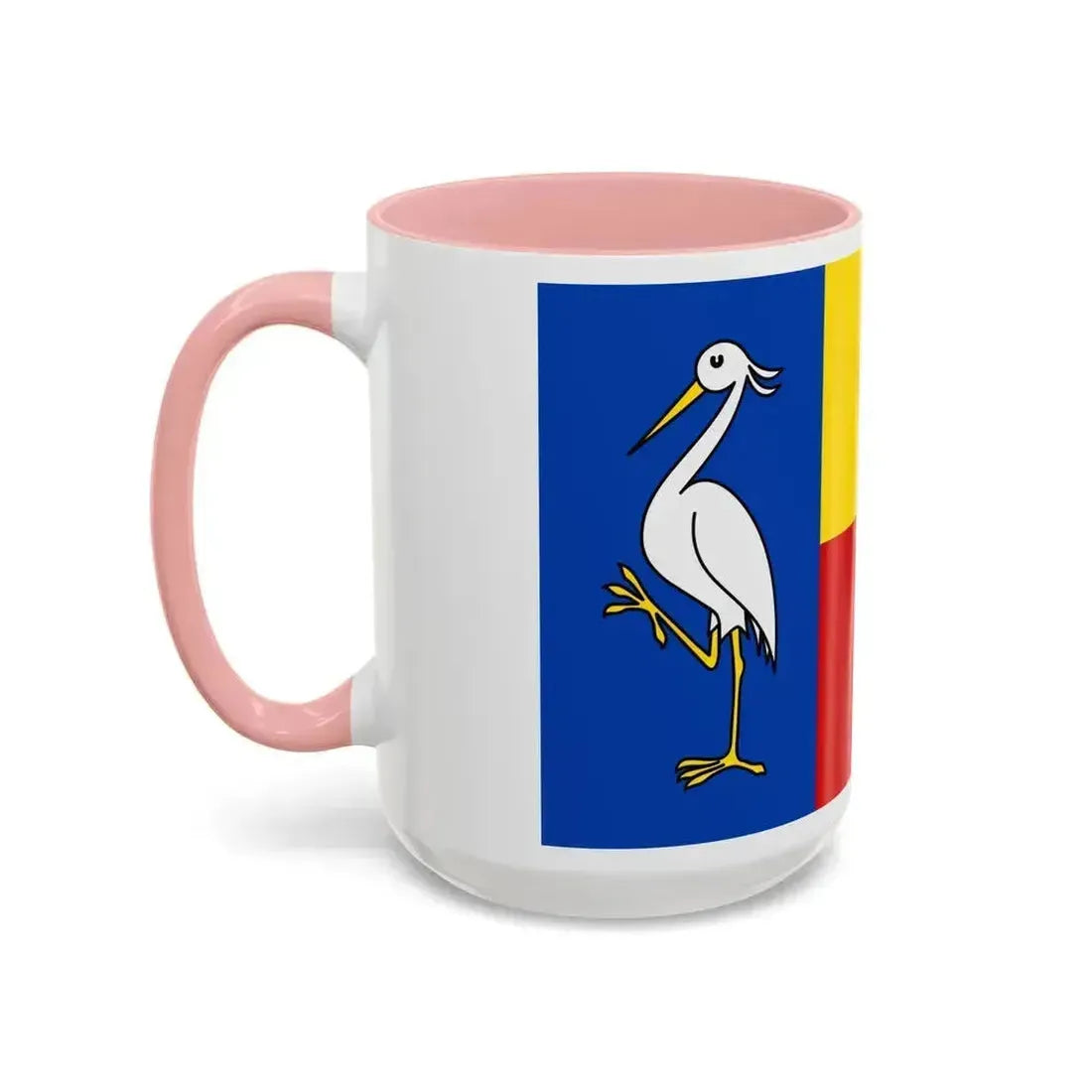 Flag of Ludwigslust Parchim Germany - Accent Coffee Mug - Go Mug Yourself