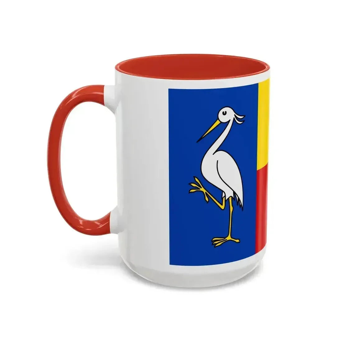 Flag of Ludwigslust Parchim Germany - Accent Coffee Mug - Go Mug Yourself
