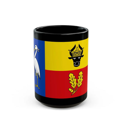 Flag of Ludwigslust Parchim Germany - Black Coffee Mug-15oz-Go Mug Yourself