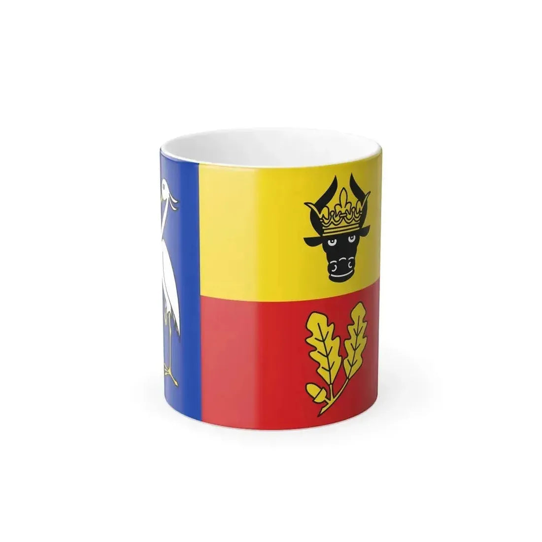 Flag of Ludwigslust Parchim Germany - Color Changing Coffee Mug 11oz - Go Mug Yourself