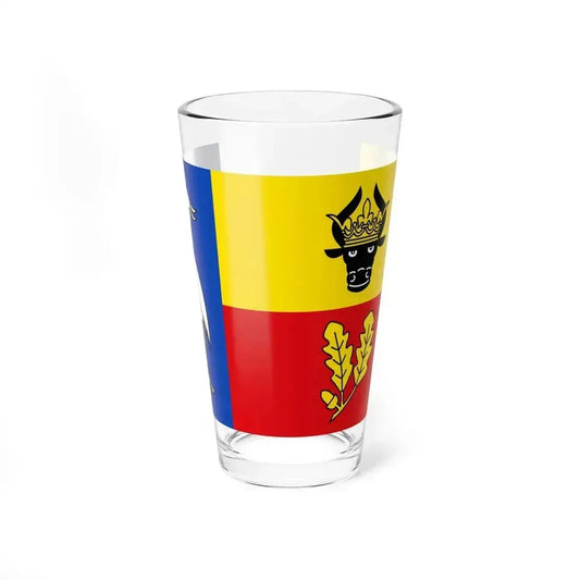 Flag of Ludwigslust Parchim Germany - Pint Glass 16oz 16oz - Go Mug Yourself
