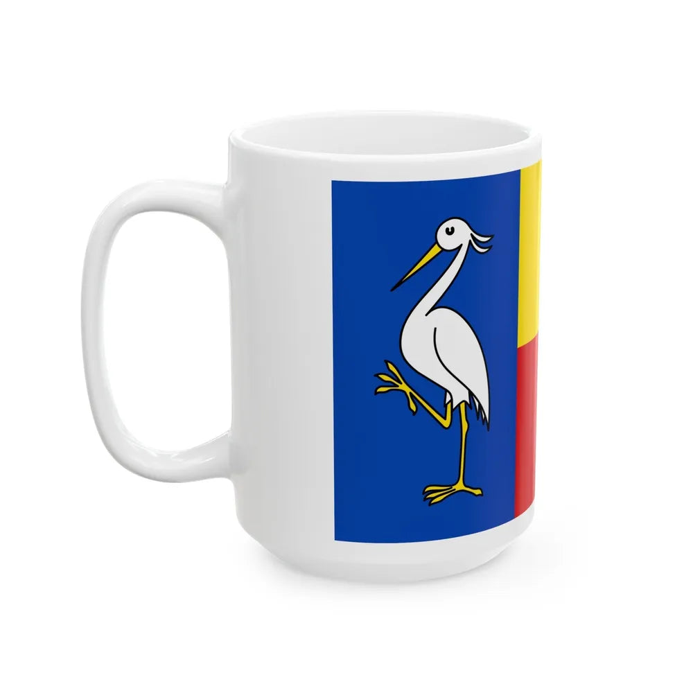 Flag of Ludwigslust Parchim Germany - White Coffee Mug-Go Mug Yourself