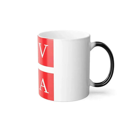 Flag of Lugano Switzerland - Color Changing Coffee Mug - Go Mug Yourself