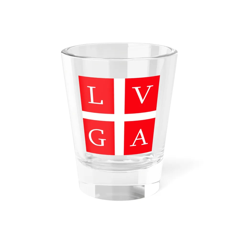 Flag of Lugano Switzerland - Shot Glass 1.5oz 1.5oz - Go Mug Yourself