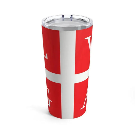 Flag of Lugano Switzerland - Tumbler 20oz 20oz - Go Mug Yourself