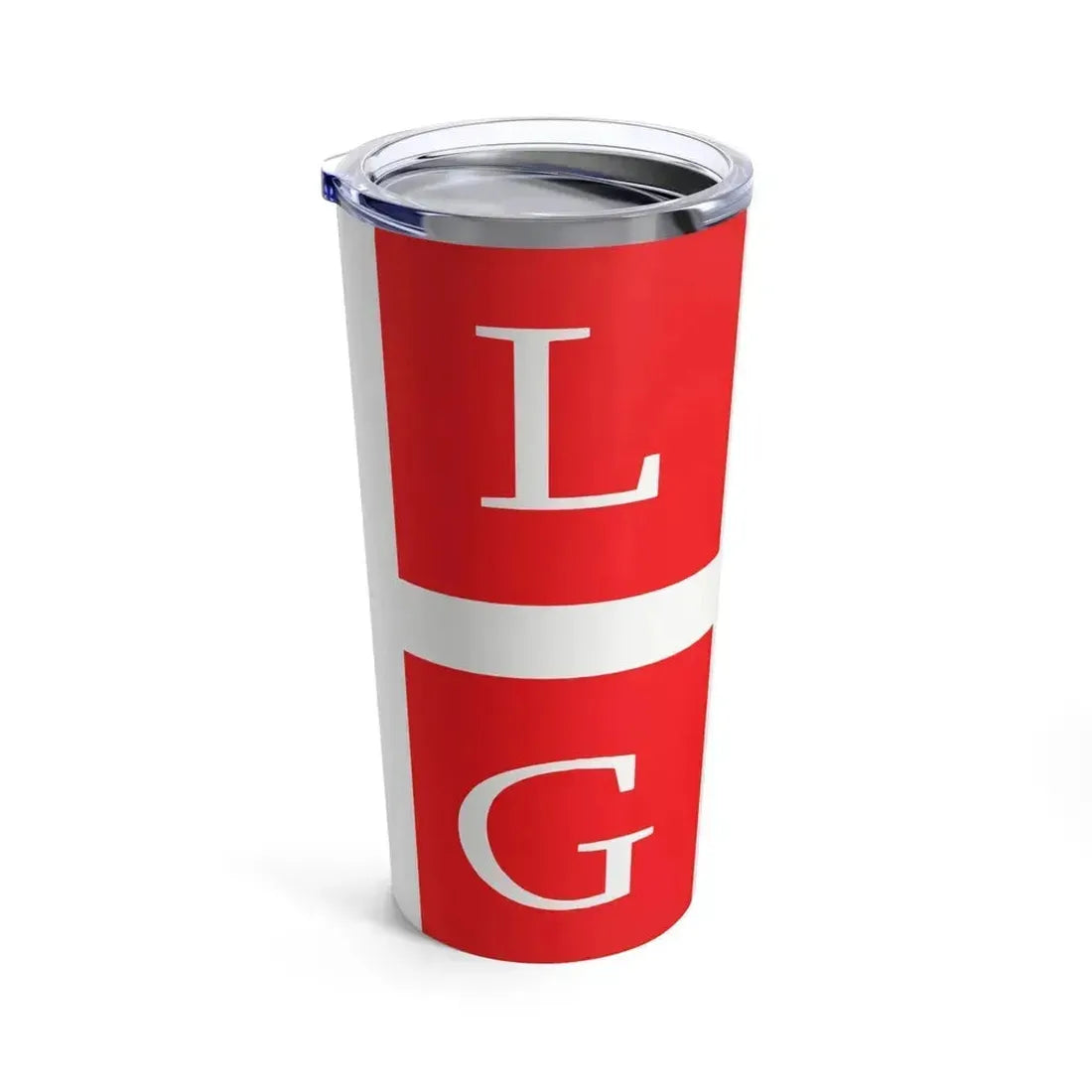 Flag of Lugano Switzerland - Tumbler 20oz - Go Mug Yourself