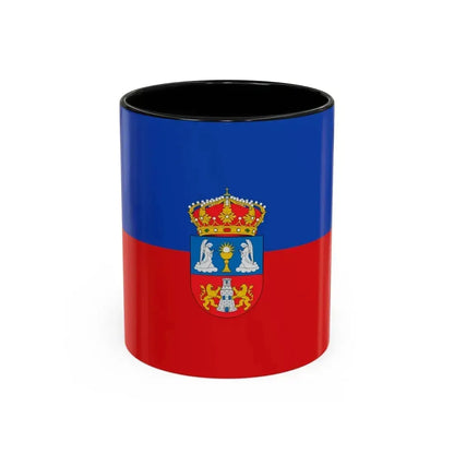 Flag of Lugo Spain - Accent Coffee Mug 11oz Black - Go Mug Yourself