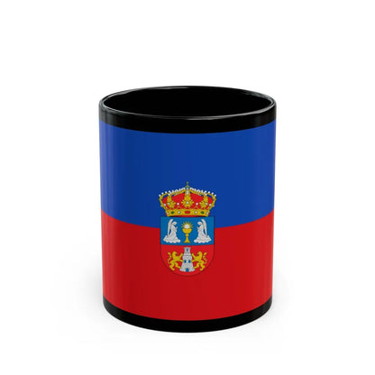 Flag of Lugo Spain - Black Coffee Mug-11oz-Go Mug Yourself