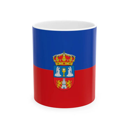 Flag of Lugo Spain - White Coffee Mug-11oz-Go Mug Yourself