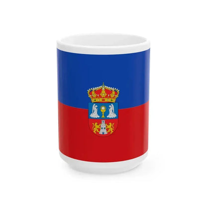 Flag of Lugo Spain - White Coffee Mug 15oz - Go Mug Yourself
