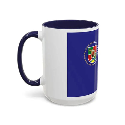 Flag of Luhansk Oblast Ukraine - Accent Coffee Mug - Go Mug Yourself