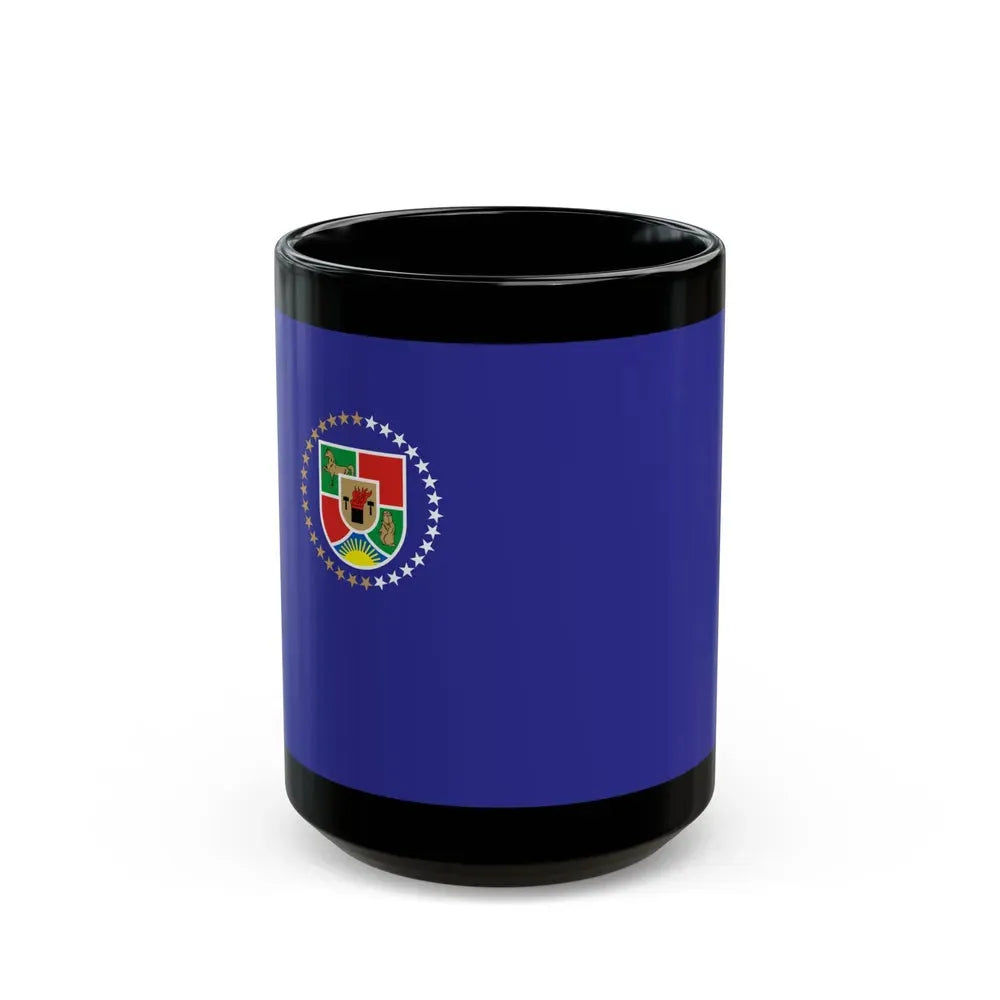 Flag of Luhansk Oblast Ukraine - Black Coffee Mug 15oz - Go Mug Yourself