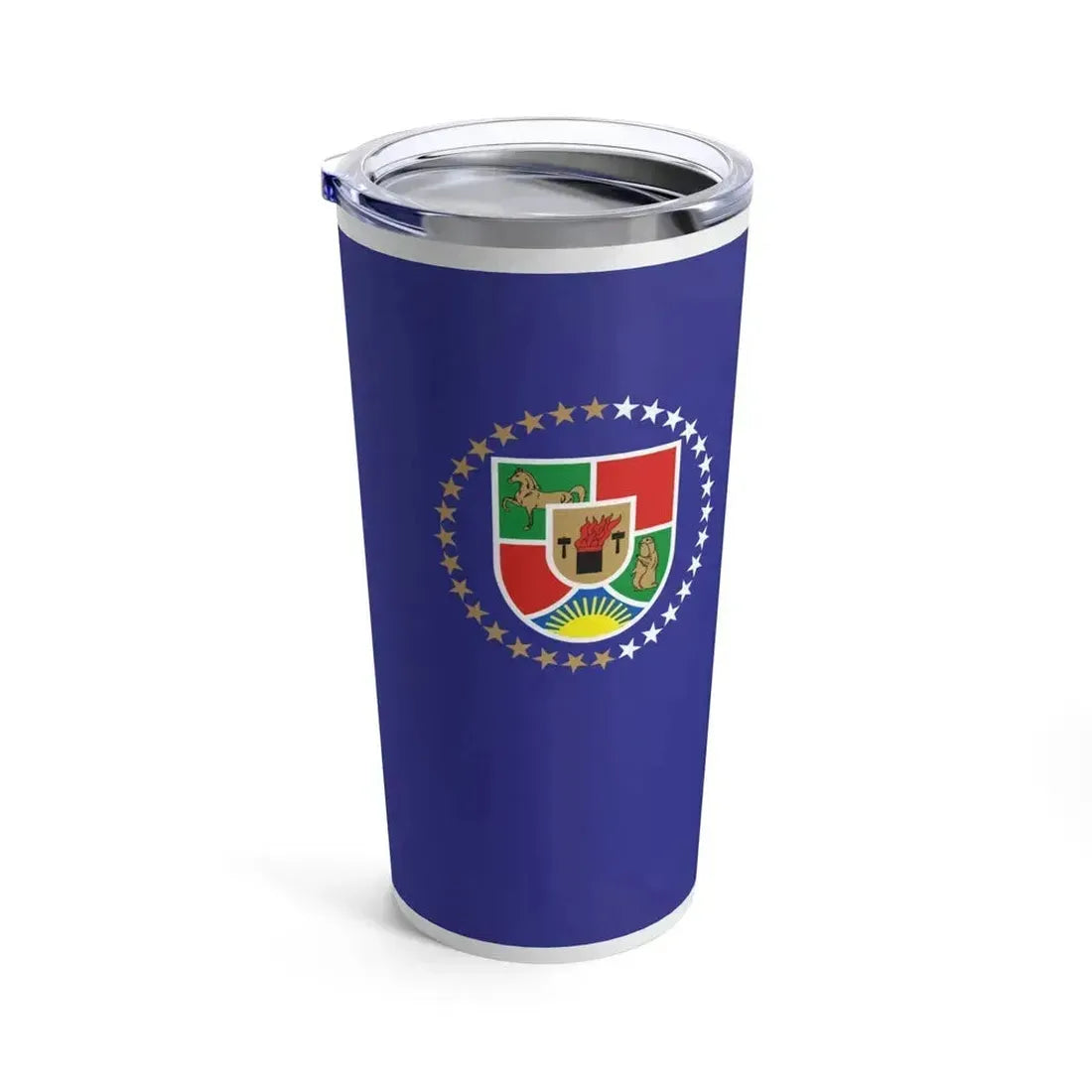 Flag of Luhansk Oblast Ukraine - Tumbler 20oz - Go Mug Yourself