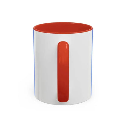 Flag of Luhansk Ukraine - Accent Coffee Mug - Go Mug Yourself