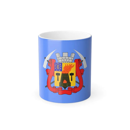 Flag of Luhansk Ukraine - Color Changing Coffee Mug-11oz-Go Mug Yourself