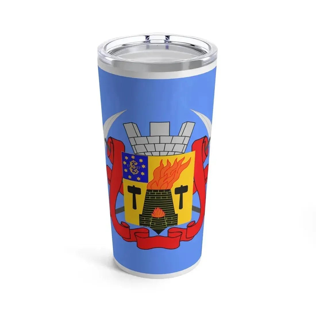 Flag of Luhansk Ukraine - Tumbler 20oz 20oz - Go Mug Yourself