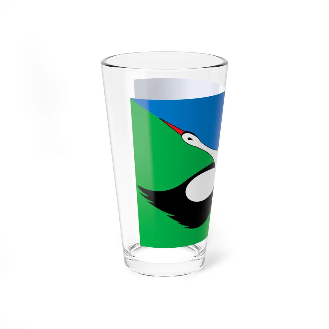 Flag of Luhyny raion (Ukraine) Pint Glass 16oz - Go Mug Yourself