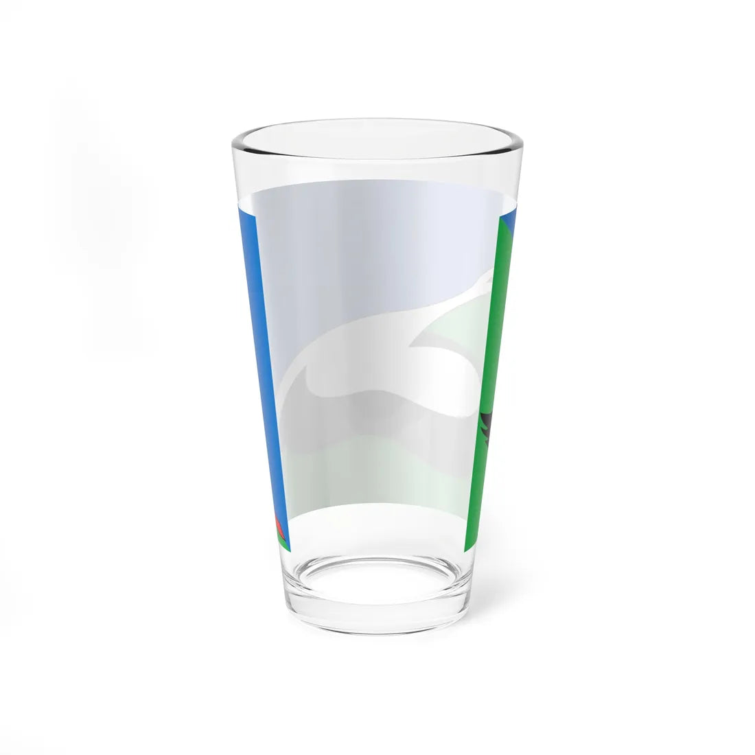 Flag of Luhyny raion (Ukraine) Pint Glass 16oz - Go Mug Yourself