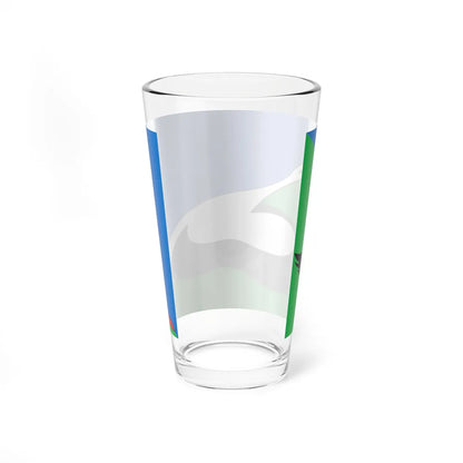 Flag of Luhyny raion (Ukraine) Pint Glass 16oz - Go Mug Yourself