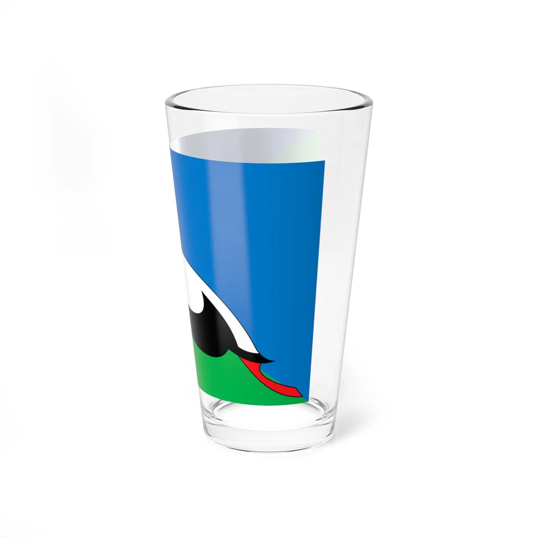 Flag of Luhyny raion (Ukraine) Pint Glass 16oz - Go Mug Yourself