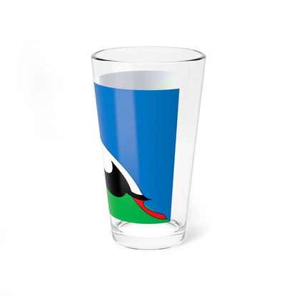 Flag of Luhyny raion (Ukraine) Pint Glass 16oz - Go Mug Yourself