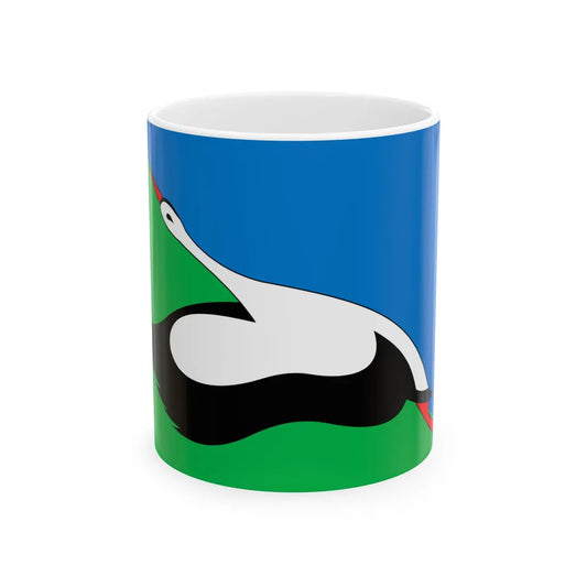 Flag of Luhyny raion (Ukraine) White Coffee Mug 11oz - Go Mug Yourself