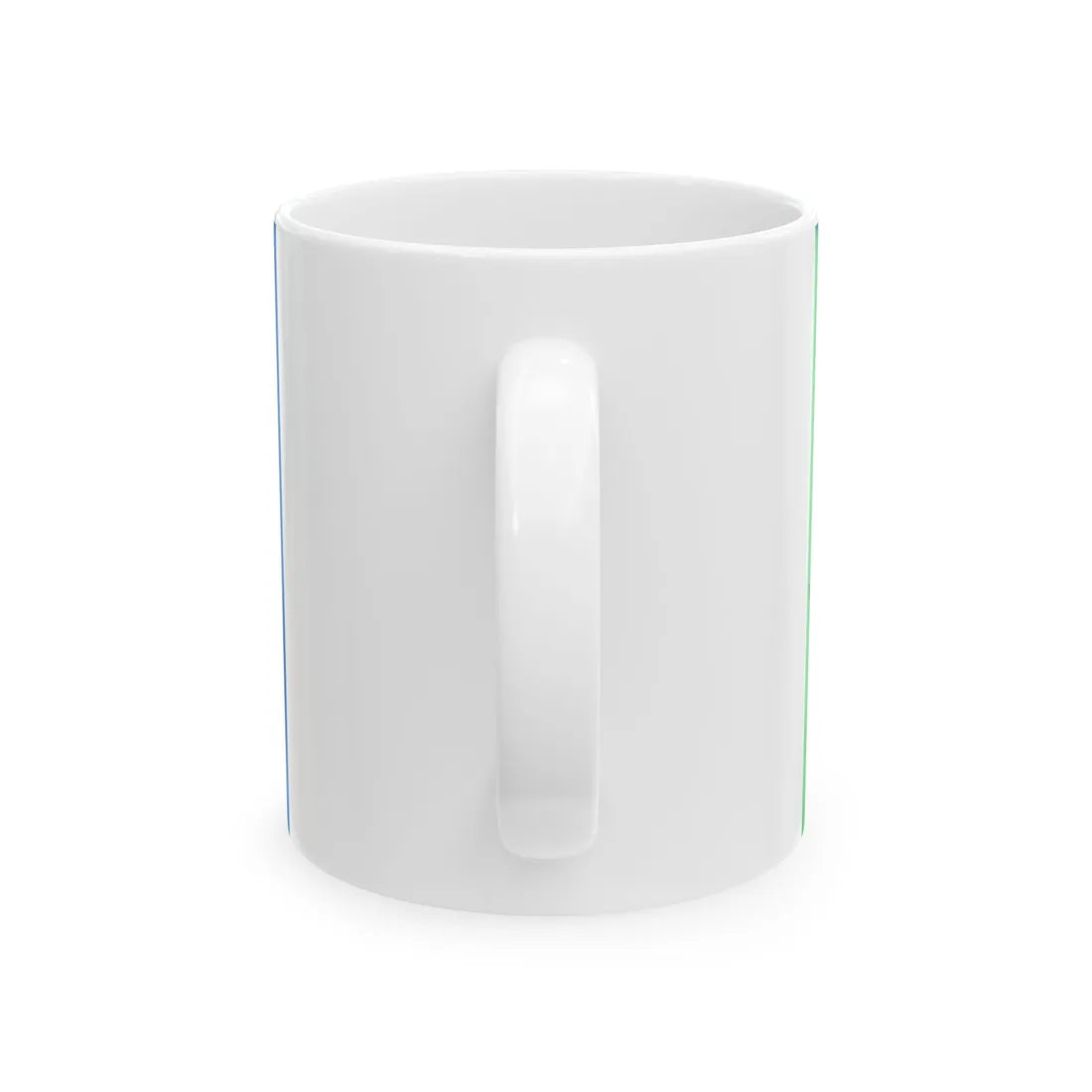 Flag of Luhyny raion (Ukraine) White Coffee Mug - Go Mug Yourself
