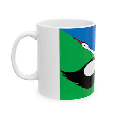 Flag of Luhyny raion (Ukraine) White Coffee Mug - Go Mug Yourself