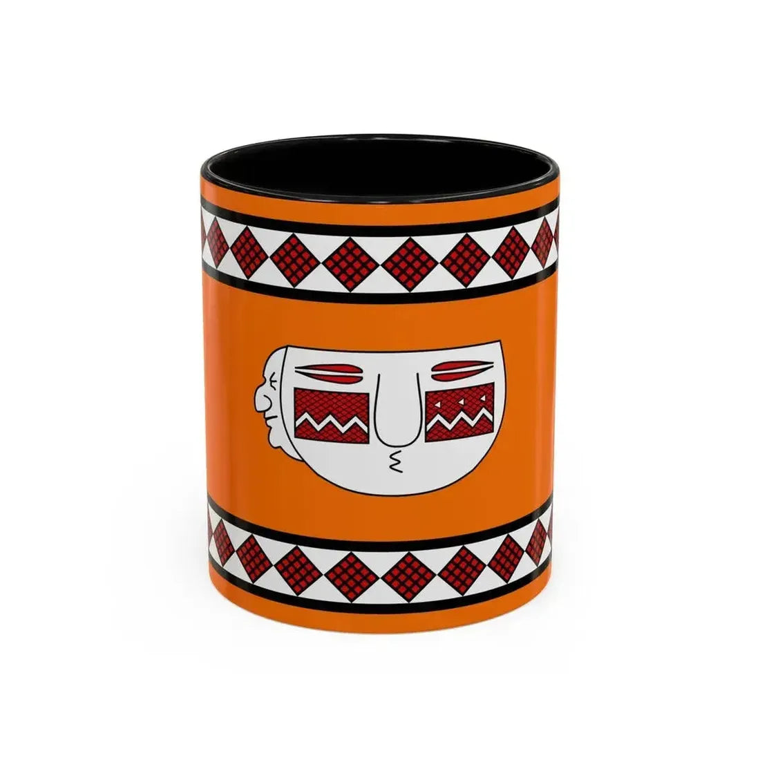 Flag of Lule people - Accent Coffee Mug 11oz Black - Go Mug Yourself