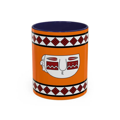 Flag of Lule people - Accent Coffee Mug 11oz Navy - Go Mug Yourself