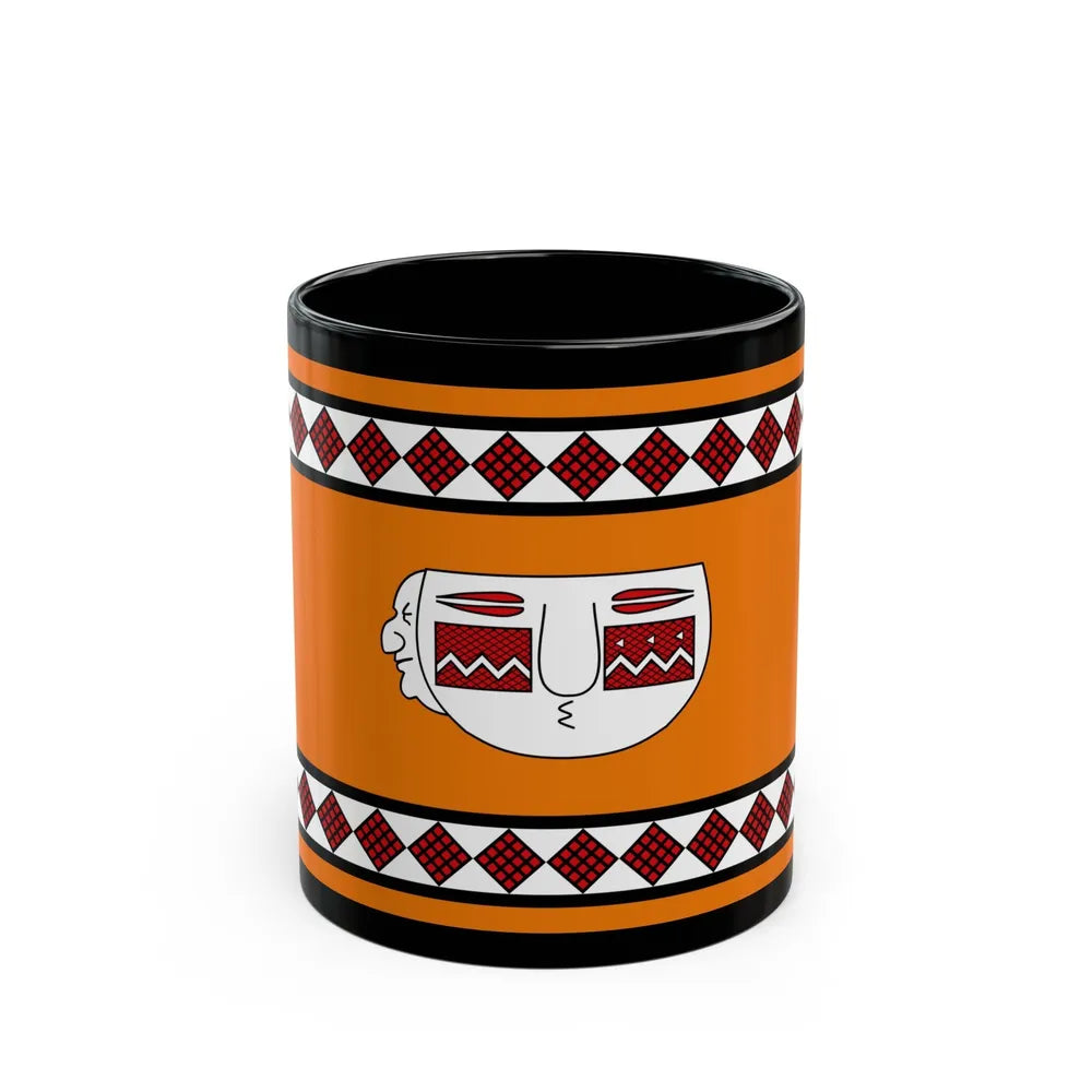 Flag of Lule people - Black Coffee Mug-11oz-Go Mug Yourself