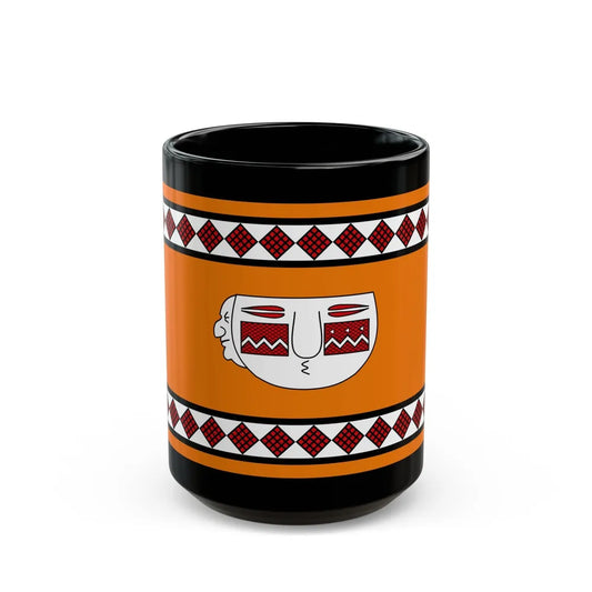 Flag of Lule people - Black Coffee Mug-15oz-Go Mug Yourself