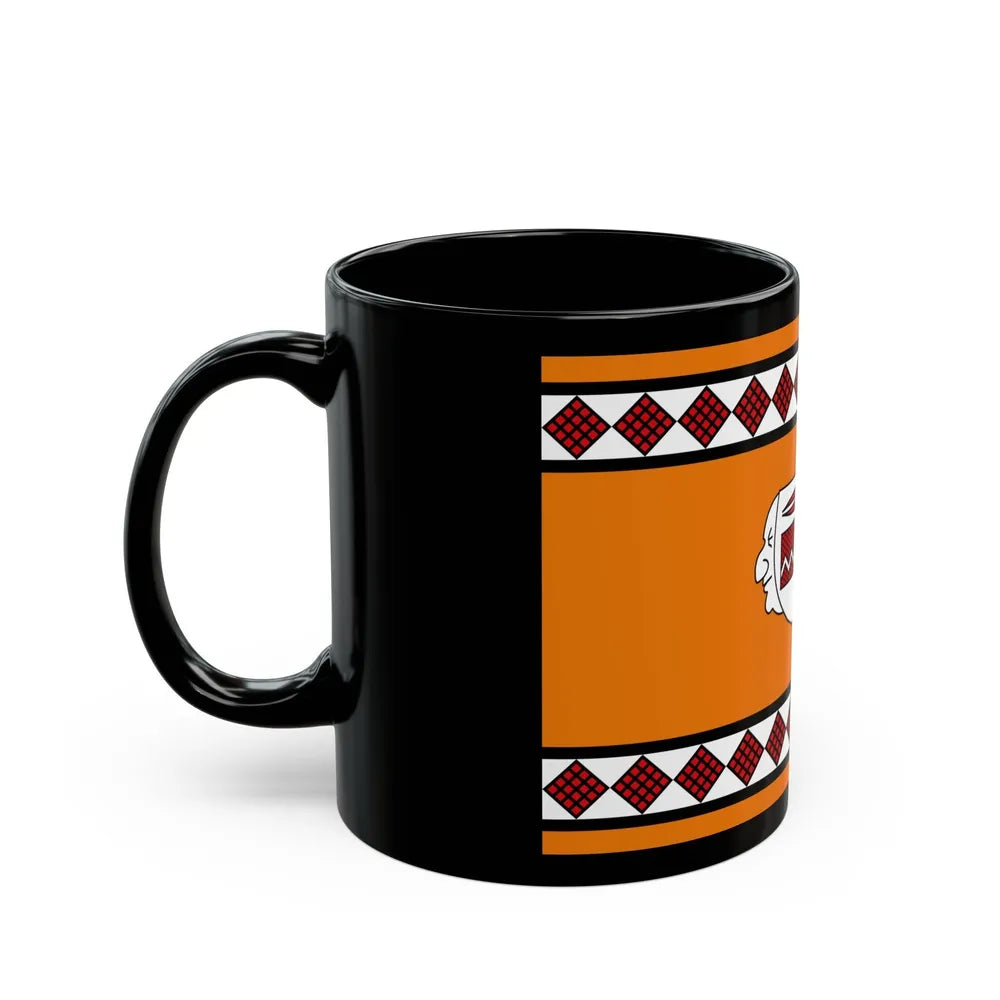 Flag of Lule people - Black Coffee Mug-Go Mug Yourself