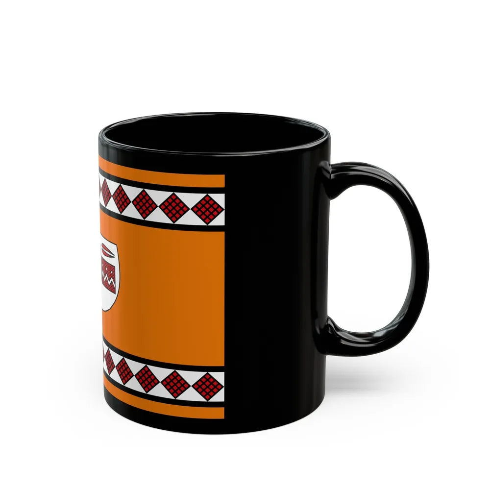 Flag of Lule people - Black Coffee Mug-Go Mug Yourself