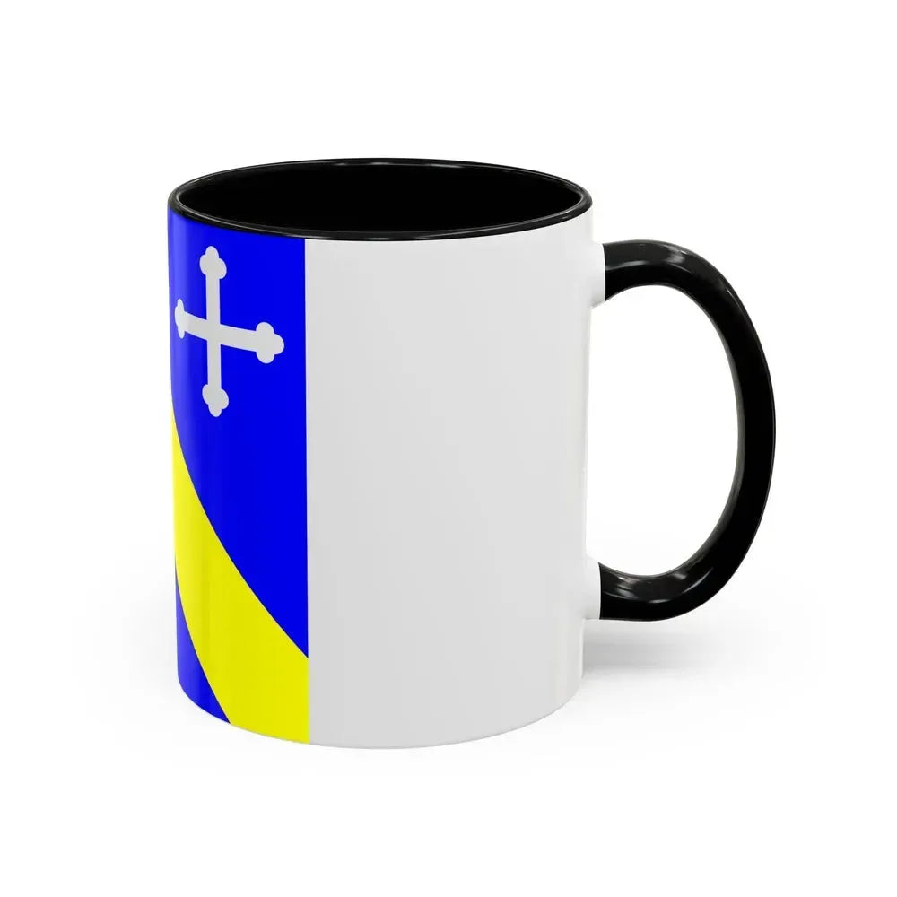 Flag of Lully Switzerland - Accent Coffee Mug - Go Mug Yourself