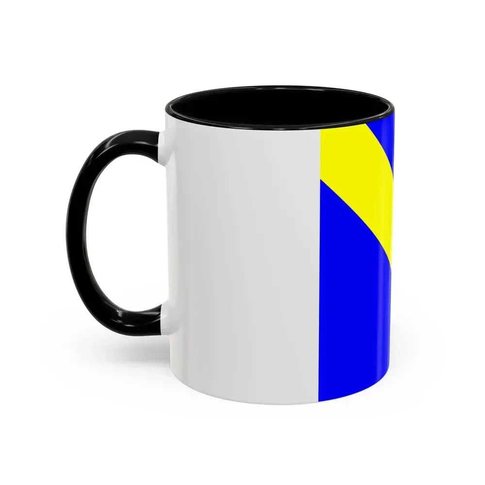 Flag of Lully Switzerland - Accent Coffee Mug - Go Mug Yourself