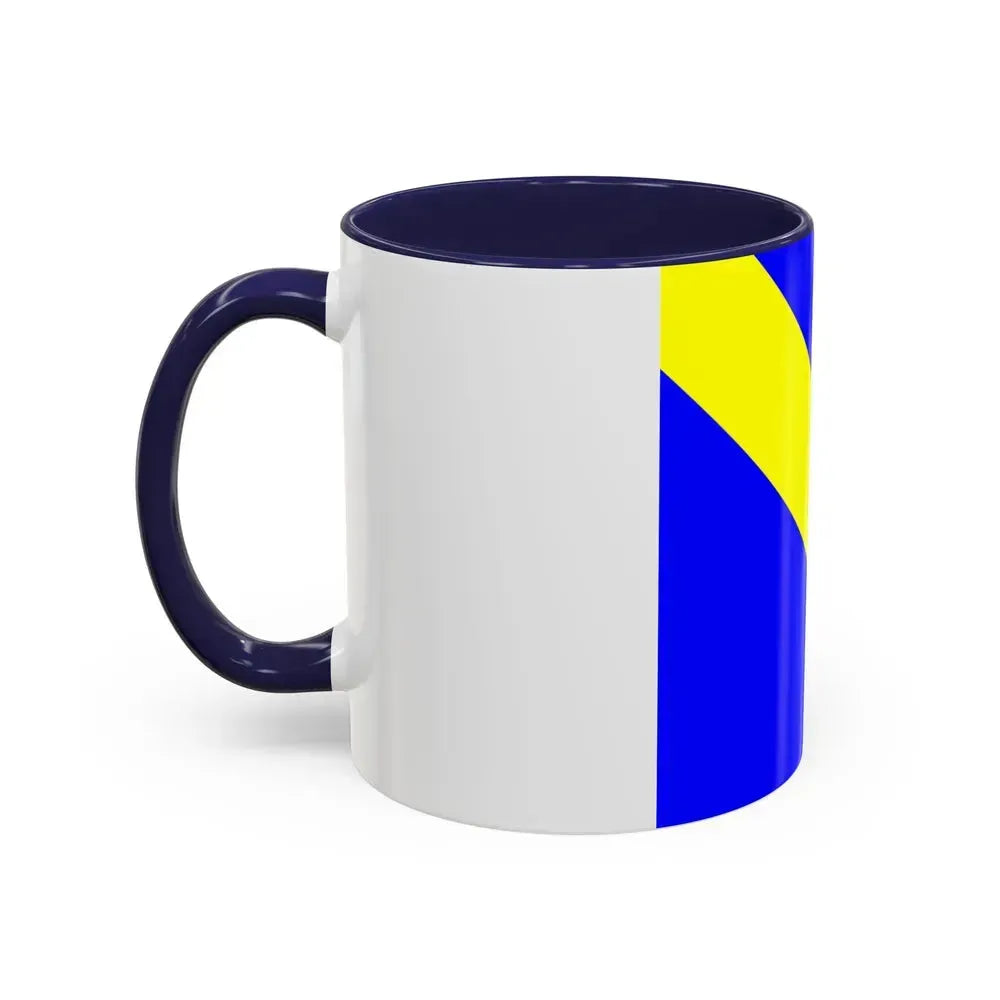 Flag of Lully Switzerland - Accent Coffee Mug - Go Mug Yourself