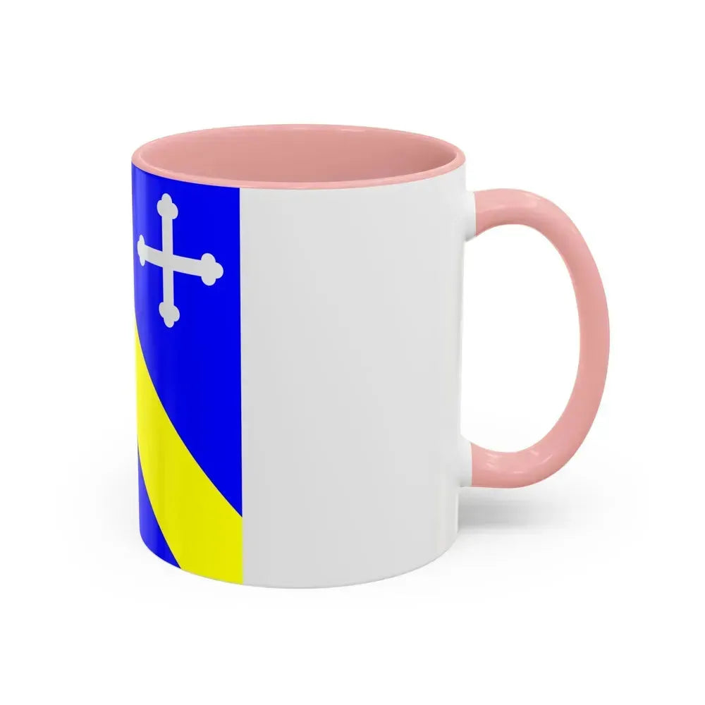 Flag of Lully Switzerland - Accent Coffee Mug - Go Mug Yourself