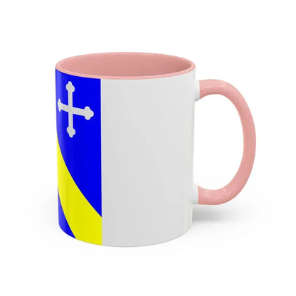 Flag of Lully Switzerland - Accent Coffee Mug - Go Mug Yourself