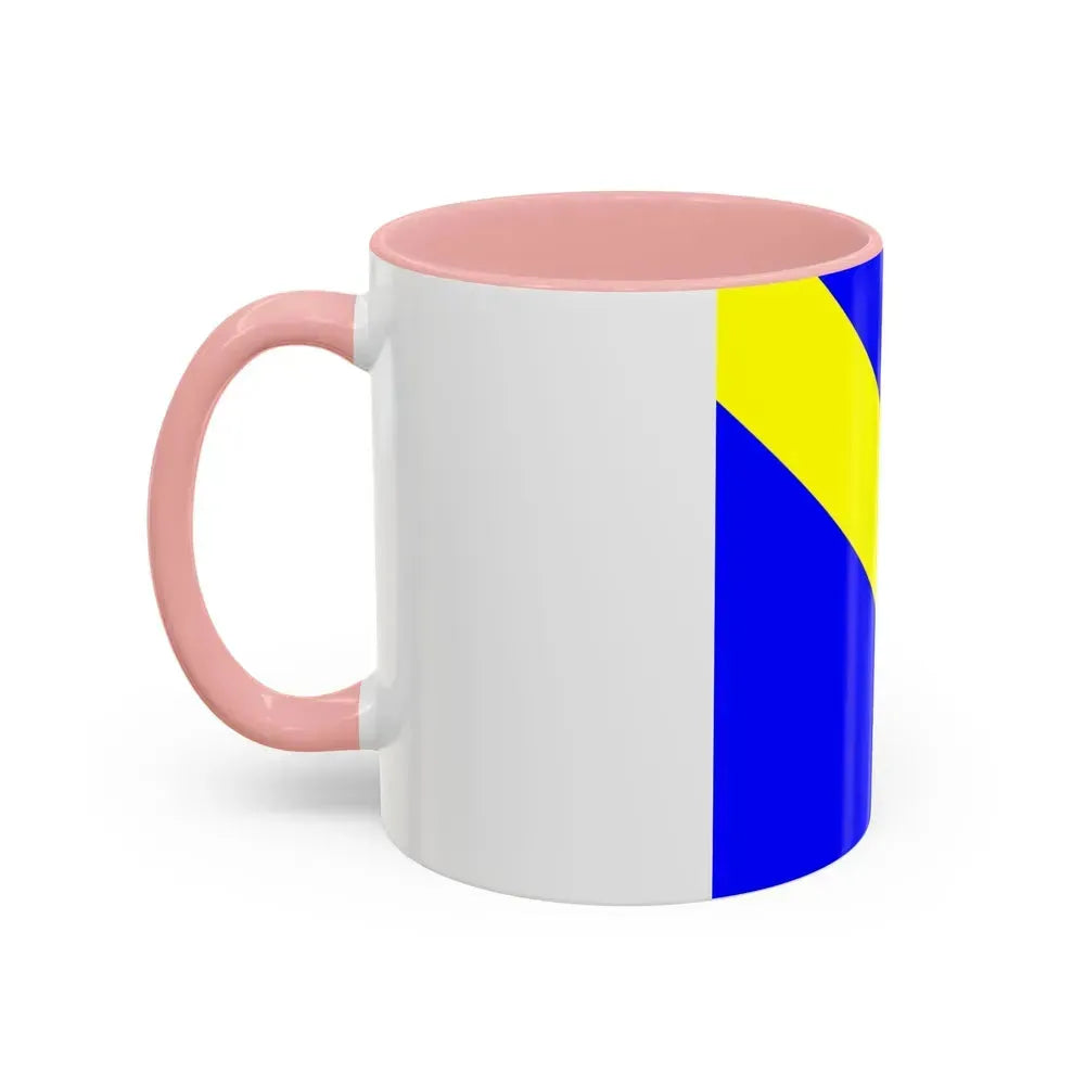 Flag of Lully Switzerland - Accent Coffee Mug - Go Mug Yourself