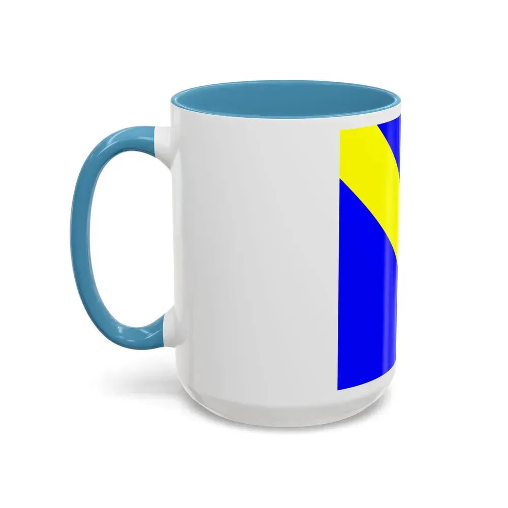 Flag of Lully Switzerland - Accent Coffee Mug - Go Mug Yourself
